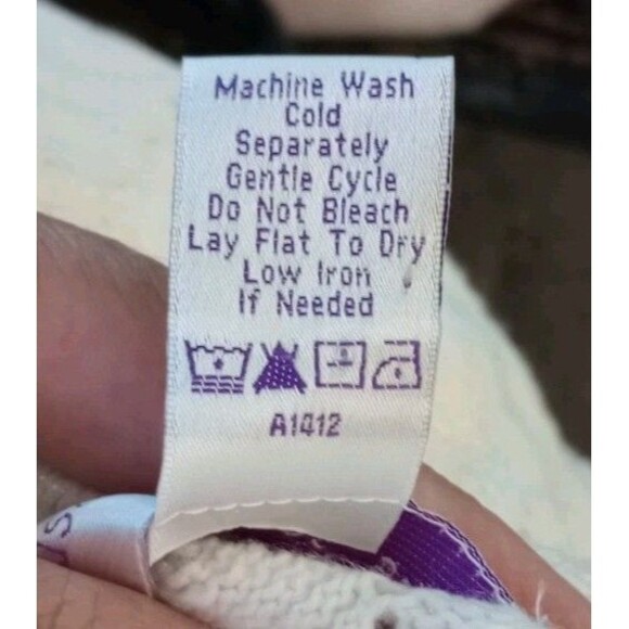 Susan Graver Cardigan Open Front Sweater White‎ w/ Silver Metallic Sparkle Large - Picture 6 of 6